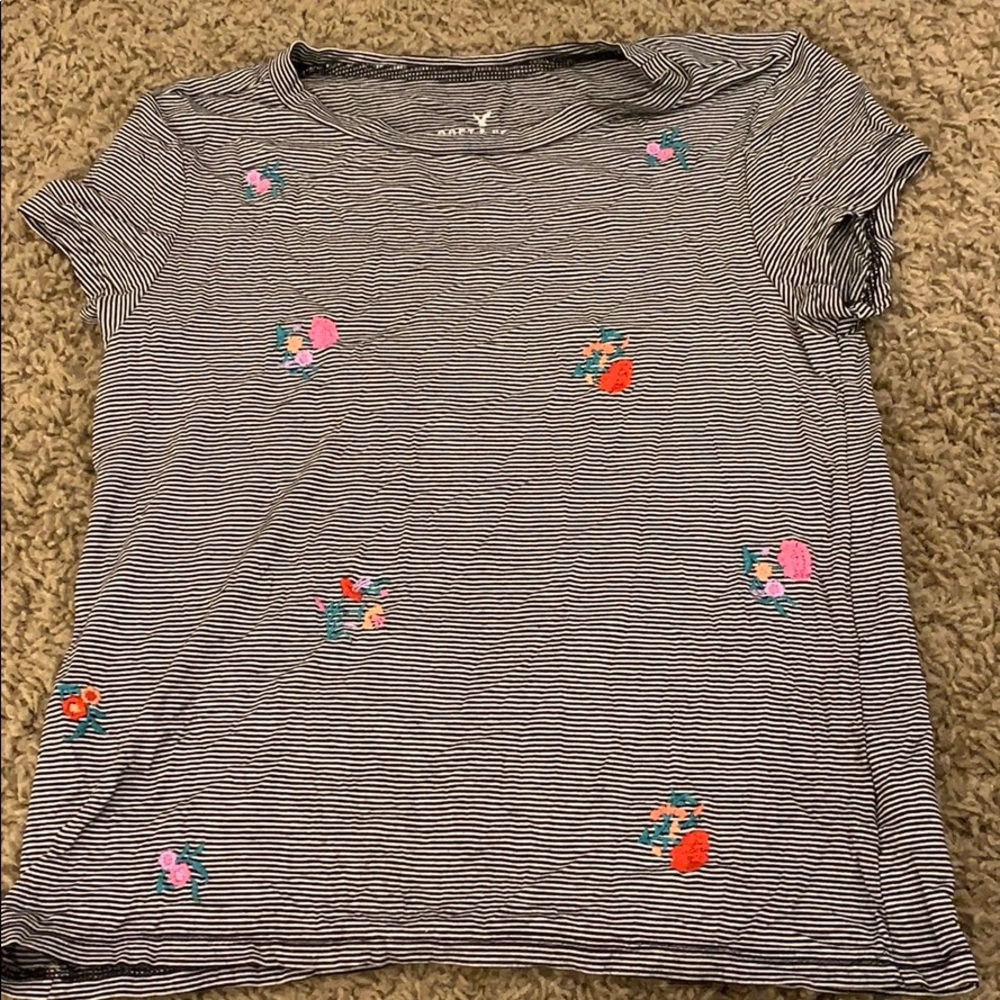Flowered cute t-shirt